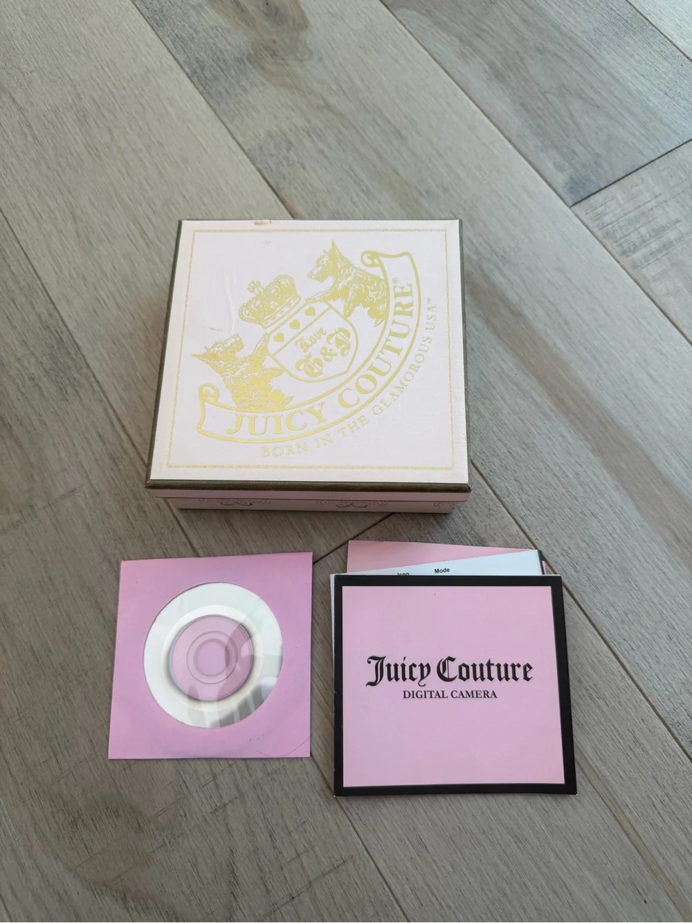 Juicy Couture Pink Compact Digital Camera with Matching Strap